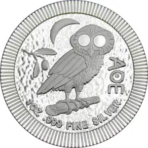 1 oz Nuie Silver Athenian Owl (Year Varies)