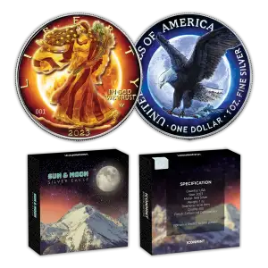 2023 Sun & Moon Silver Eagle - Icon Mint
