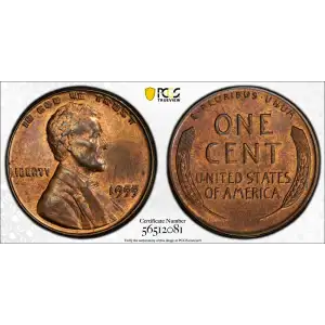 1955 1C Doubled Die Obverse, RB (2)