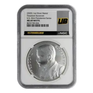 (2025)1oz Theodore Roosevelt Presidential Series MATTE