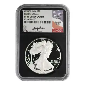 2025 W First Day of Issue ULTRA CAMEO