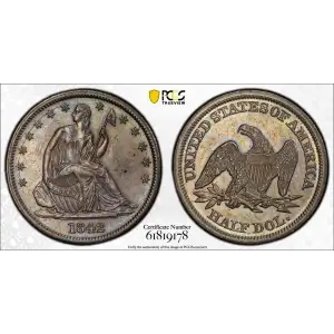 1842 50C Medium Date (2)