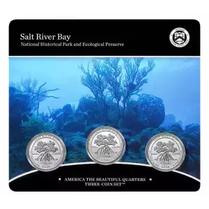2020 Salt River Bay America The Beautiful 3-Coin Quarter Set
