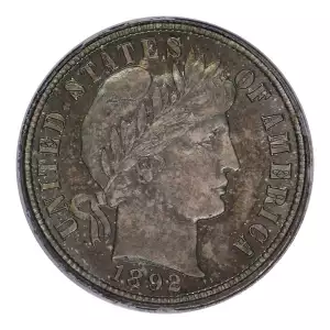 Dimes---Barber or Liberty Head 1892-1916 -Silver- 1 Dime (4)