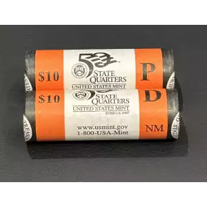 2008 P&D New Mexico State Quarters BU Mint Rolls
