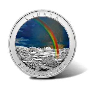 2016 Canada $20 Weather Phenomenon - Radiant Rainbow 1 oz Silver Coin