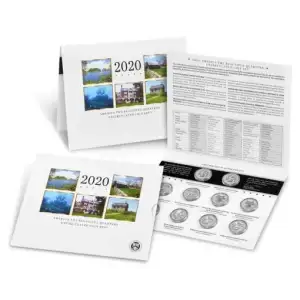 2020-P&D America the Beautiful Quarters Uncirculated Coin Set