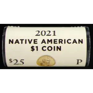 2021 Native American Dollar P&D U.S. Mint Rolls