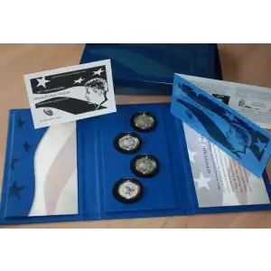 2014 Kennedy Half Dollar 50th Anniversary 4 Coin Silver Proof Set