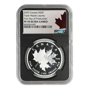 2025 Triple Maple Leaves First Day of Production ULTRA CAMEO (2)