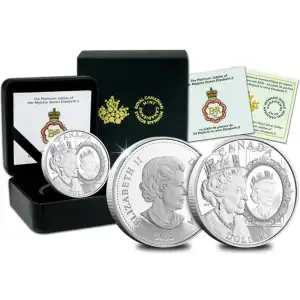 2022 Canada 1 oz Silver, Platinum Jubilee of Queen Elizabeth 1 oz Silver Coin