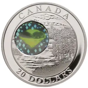2005 $20 Canada Diamonds 1 oz Silver