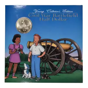 1995 Young Collectors Half Commemorative Dollar Civil War Battlefield Mint State