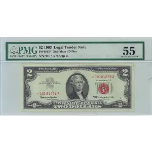 $2 1963 red seal. Small Legal Tender Notes 1513* (2)