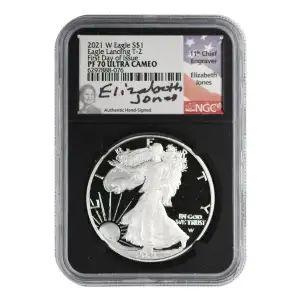 2021 W Eagle Landing T-2 First Day of Issue ULTRA CAMEO