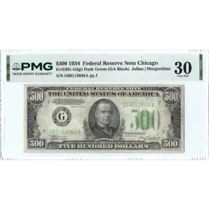 $500 1928  High Denomination Notes 2200-G