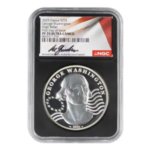 French George Washington 2 oz Silver (2)