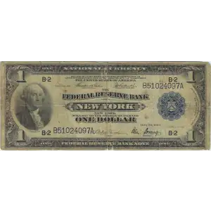 $1 1918  Federal Reserve Bank Notes 711