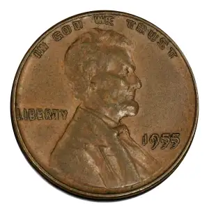 1955 1C Doubled Die Obverse, BN (3)