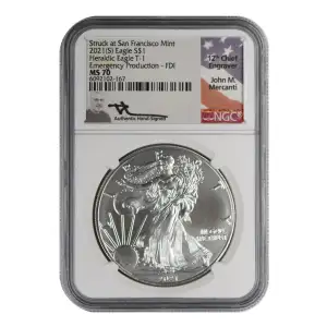 2021(S) Heraldic Eagle T-1 - FDI Emergency Production Struck at San Francisco