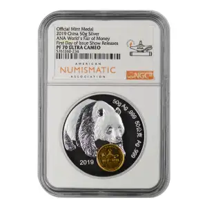 Chinese Silver Panda 50 Grams