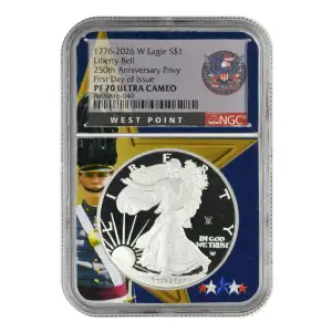 1776-2026 W Liberty Bell - FDI 250th Anniversary Privy ULTRA CAMEO