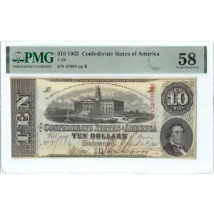 $10   Issues of the Confederate States of America CS-59