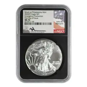 2020(P) Emergency Production First Day of Issue Struck at Philadelphia