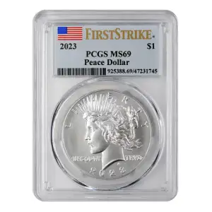 2023 $1 Peace Dollar First Strike