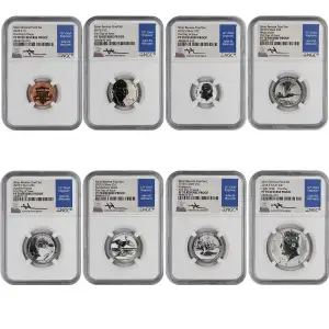 2018 First Day of Issue Silver Reverse Proof Set RD (6)
