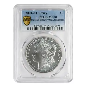 2021-CC Privy $1 Morgan Dollar 100th Anniversary