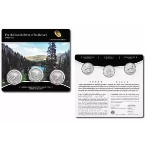 2019 River of No Return America The Beautiful 3-Coin Quarter Set
