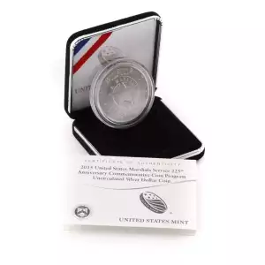 2015-P Marshals Service Commemorative Silver Dollar Mint State