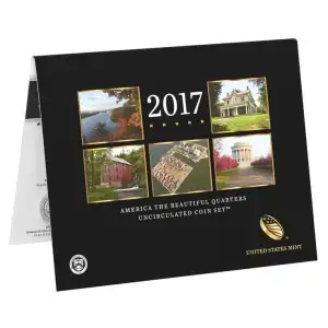 2017-P&D America the Beautiful Quarters Uncirculated Coin Set