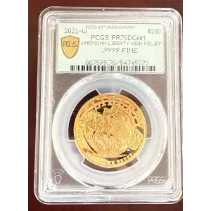 2021-W $100 American Liberty High Relief .9999 Fine, DCAM (2)