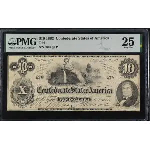 $10   Issues of the Confederate States of America CS-46 (2)