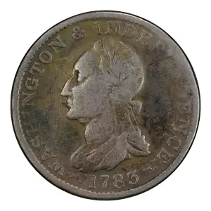 Post Colonial Issues -Washington Portrait Pieces-Copper Cent (3)
