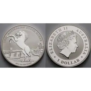 2013 1 oz Silver Australian Stock Horse (2)