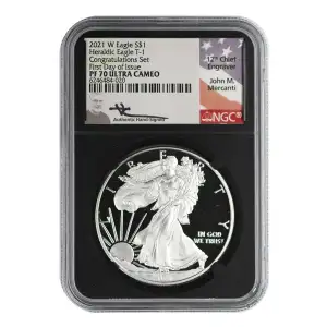 2021 W Heraldic Eagle T-1 FDI Congratulations ULTRA CAMEO