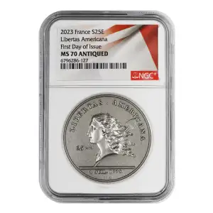 France Libertas Americana 2 oz Silver (2)