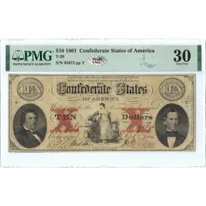 $10   Issues of the Confederate States of America CS-26