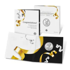 2022-W Proof 1 oz American Silver Eagle Congratulations Set