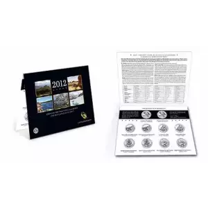 2012-P&D America the Beautiful Quarters Uncirculated Coin Set