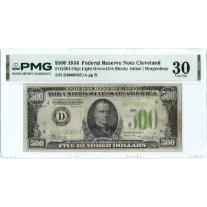 $500 1928  High Denomination Notes 2200-D*