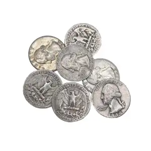 $1 Face Value 90% Silver Quarters (Pre-1965)