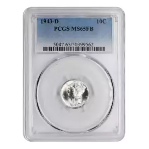 1943-D 10C, FB