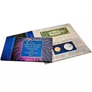 2000 United States Millennium Coin and Currency Set (2)
