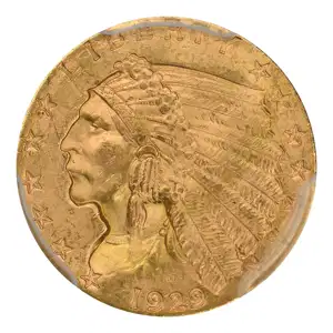 Quarter Eagles---Indian Head 1908-1929 -Gold- 2.5 Dollar (3)