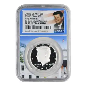 2020 S Early Releases 10-Coin Silver Proof Set Official US Mint Set ULTRA CAMEO