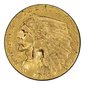 Quarter Eagles---Indian Head 1908-1929 -Gold- 2.5 Dollar (3)